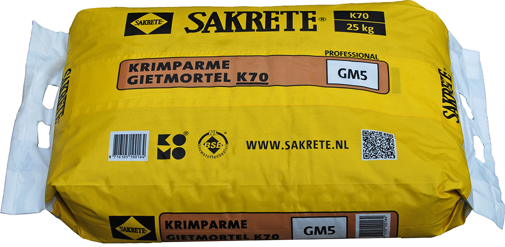Sakrete Gietmortel GM5 (25 kg)